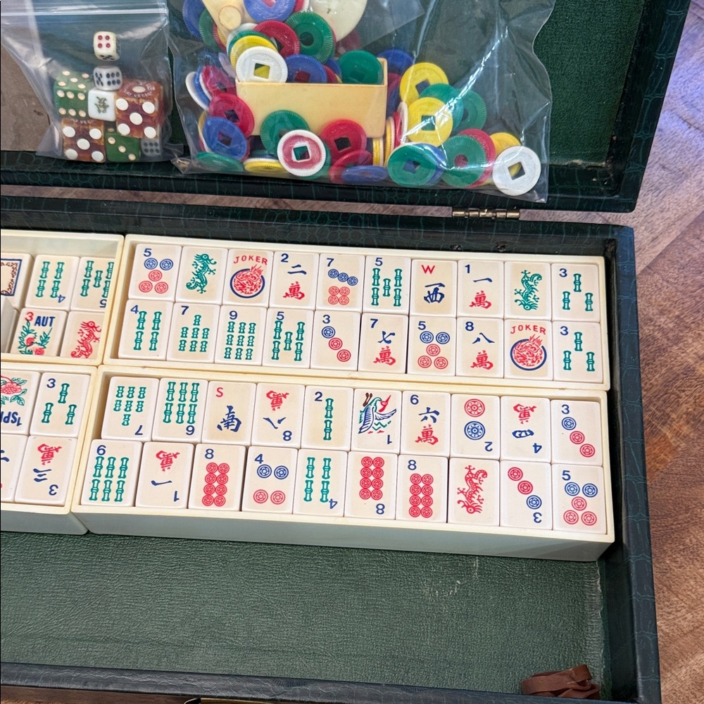 Vintage Crisloid Ma-Jong Set Game - Picture 7 of 9